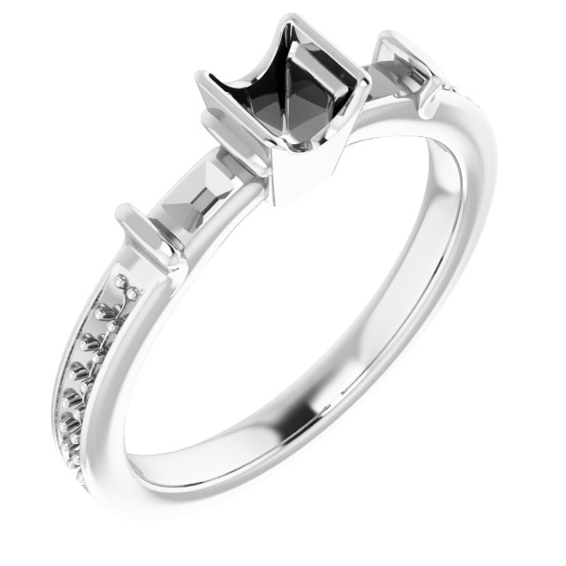 Bezel-Set Accented Ring