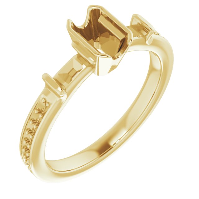 Bezel-Set Accented Ring