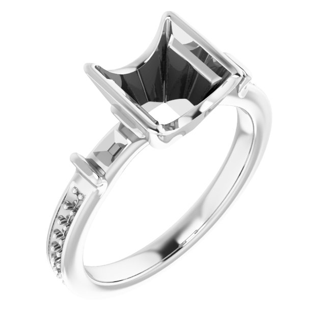 Bezel-Set Accented Ring