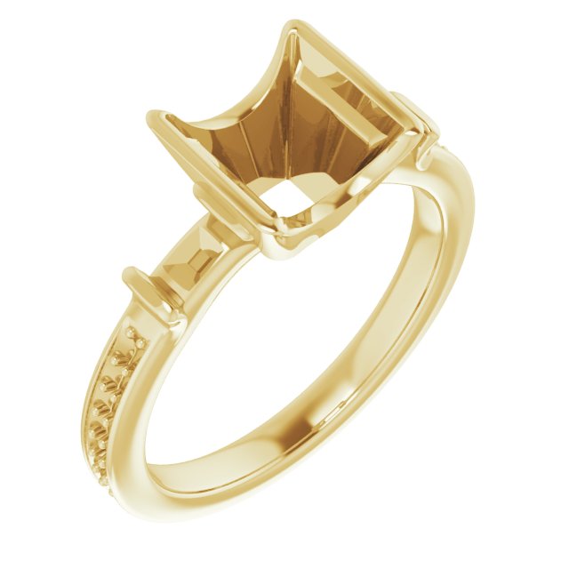Bezel-Set Accented Ring