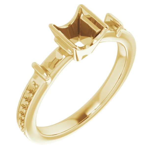 Bezel-Set Accented Ring