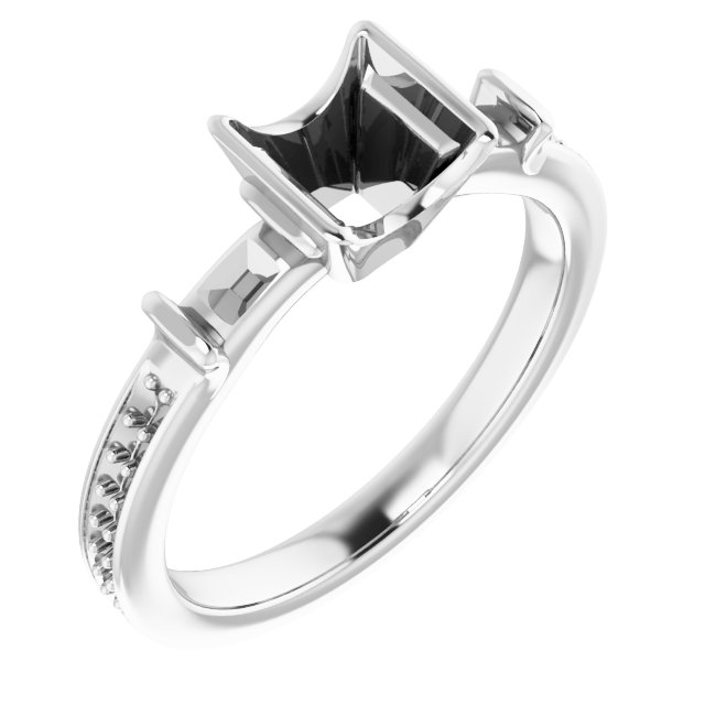 Bezel-Set Accented Ring
