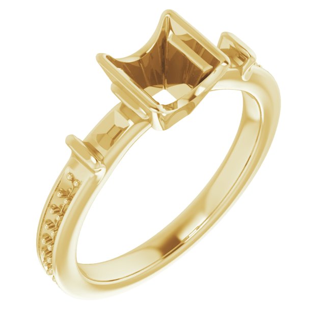 Bezel-Set Accented Ring