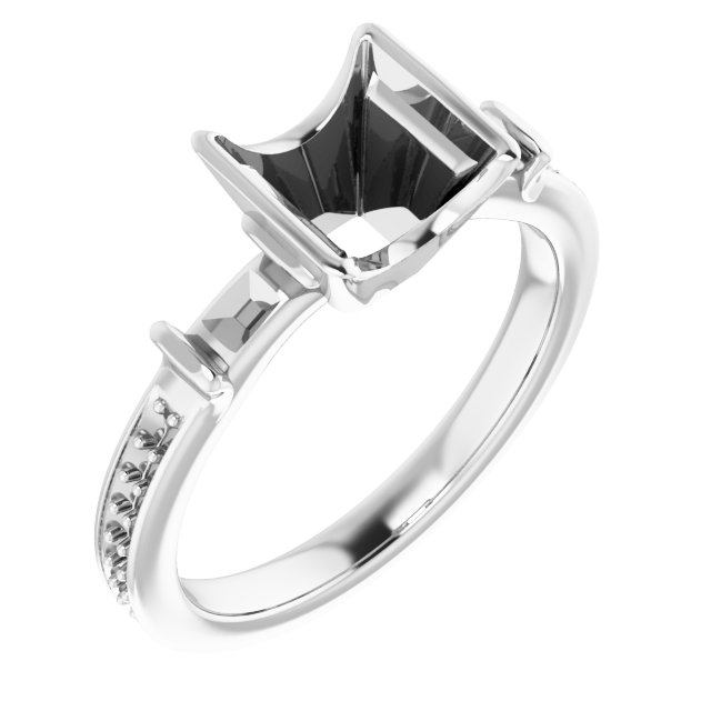 Bezel-Set Accented Ring