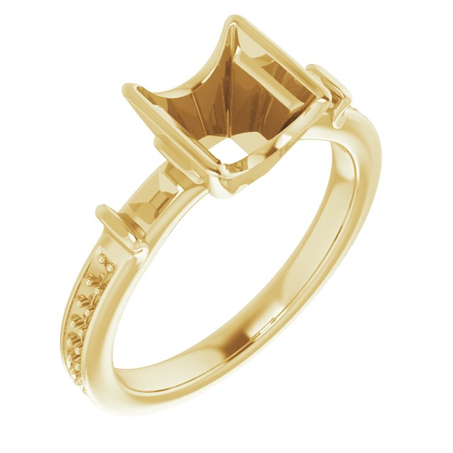 Bezel-Set Accented Ring