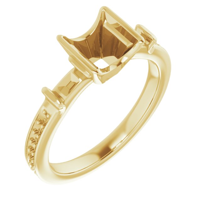 Bezel-Set Accented Ring