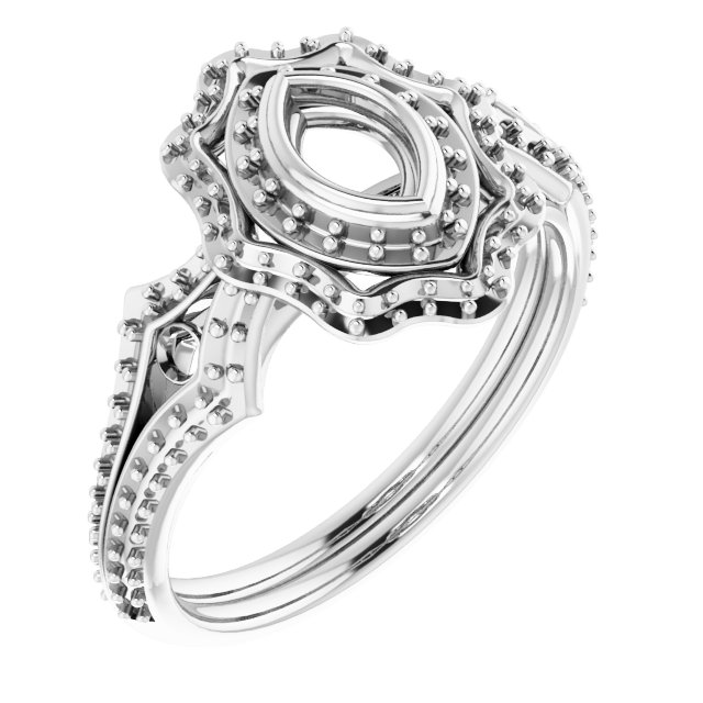 14k White Gold