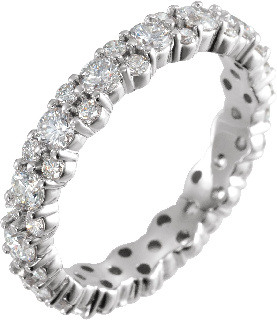 Platinum 1.75 CTW Diamond Eternity Band Size 6 Ref 13185314