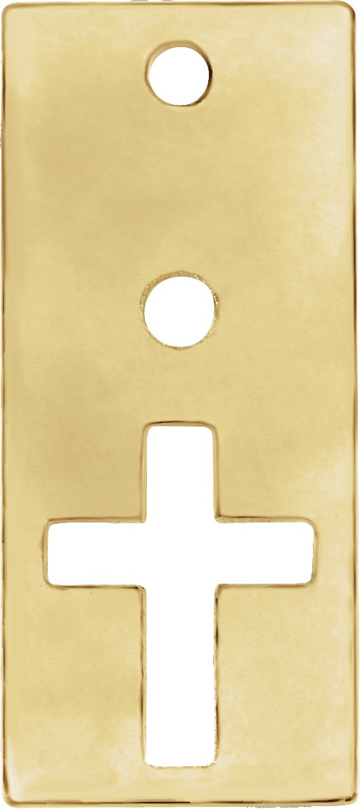 Vertical Bar Cross Dangle