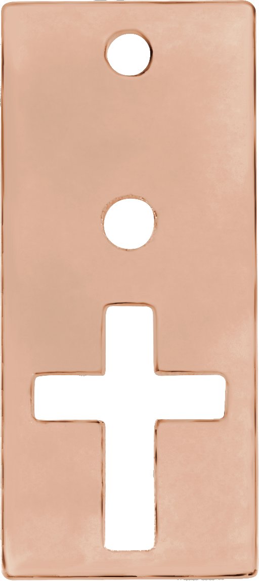 Vertical Bar Cross Dangle