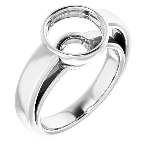 Bezel-Set Solitaire Engagement Ring