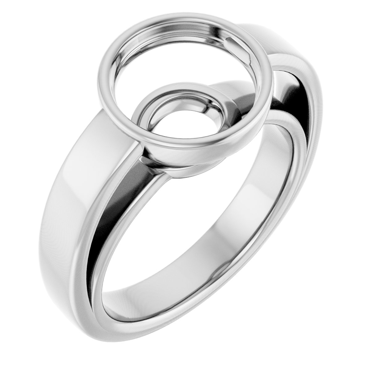 Bezel-Set Solitaire Engagement Ring