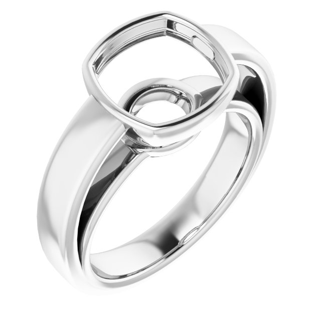 Bezel-Set Solitaire Engagement Ring