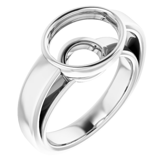 Bezel-Set Solitaire Engagement Ring