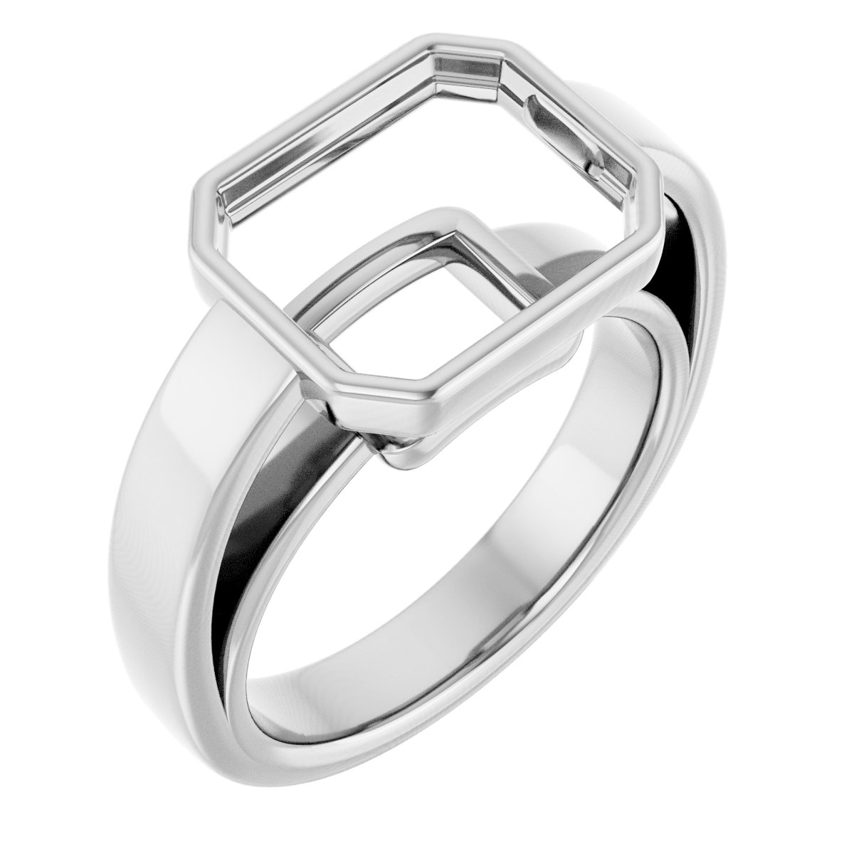 Bezel-Set Solitaire Engagement Ring