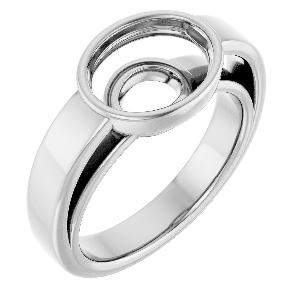 Bezel-Set Solitaire Engagement Ring