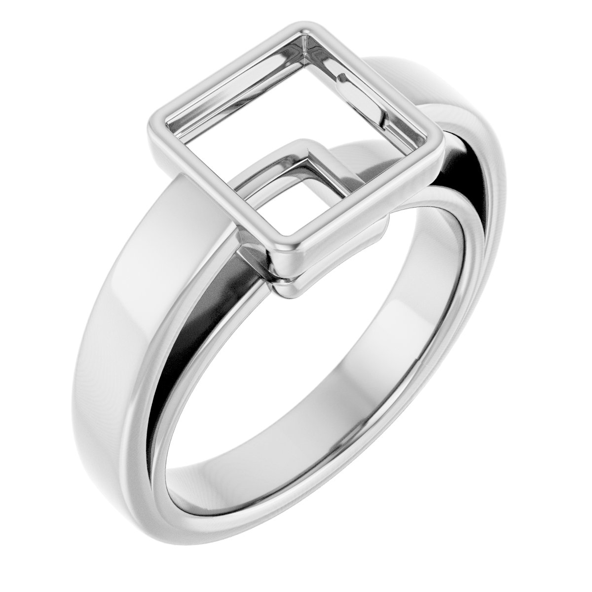 Bezel-Set Solitaire Engagement Ring