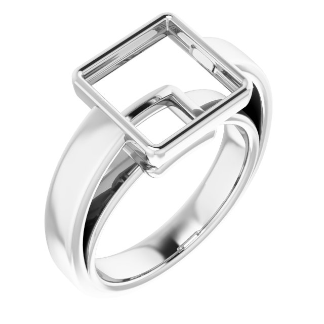 Bezel-Set Solitaire Engagement Ring