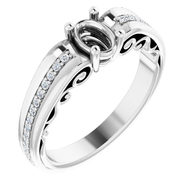 14k White Gold