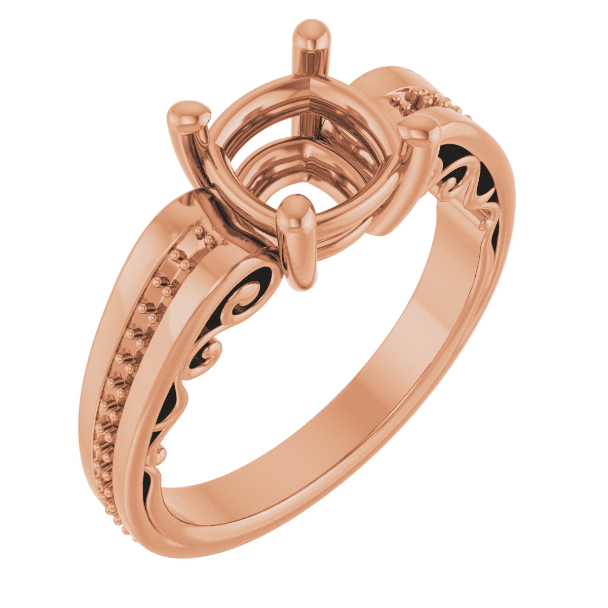Cushion Engagement Ring · 7mm