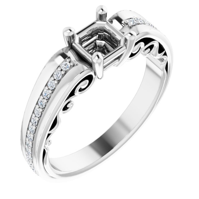 14k White Gold