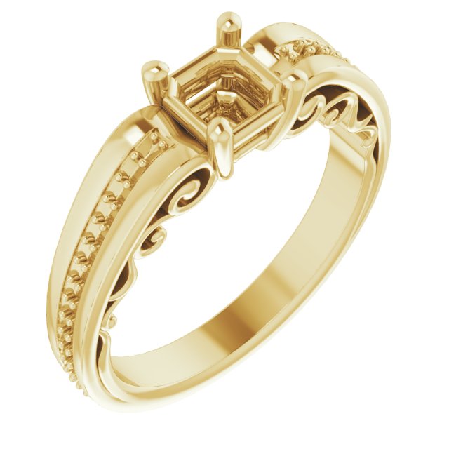 14k Yellow Gold