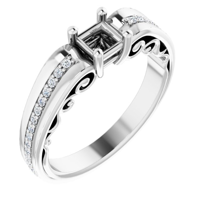 14k White Gold