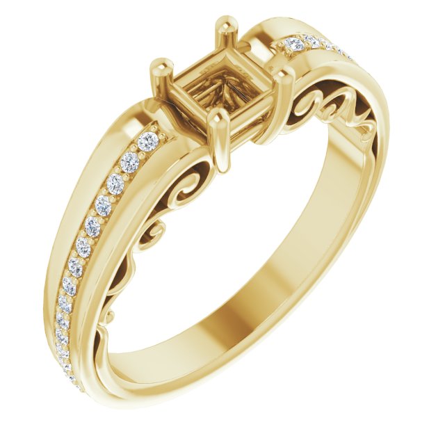 14k Yellow Gold