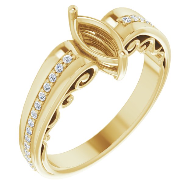 14k Yellow Gold