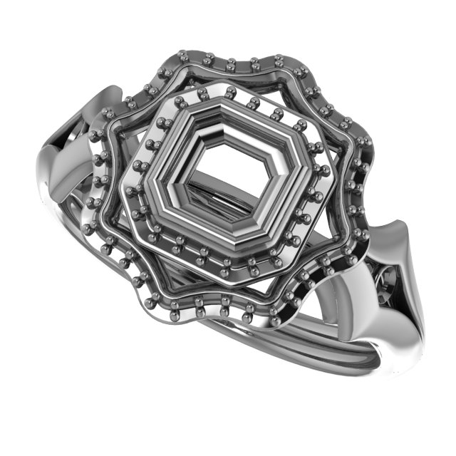 12x6 mm Marquise Engagement Ring Mounting view 5