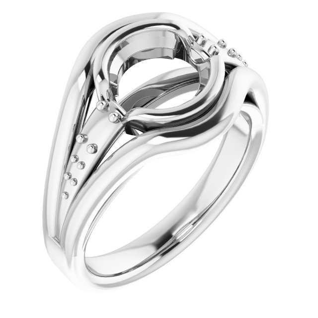Bezel-Set Accented Ring