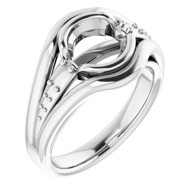 Bezel-Set Accented Ring