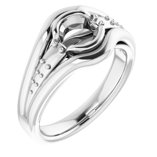 Bezel-Set Accented Ring