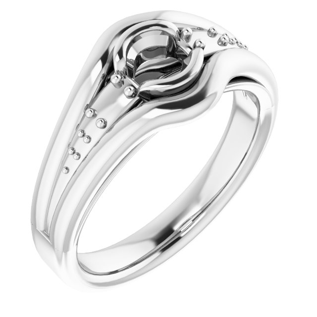 Bezel-Set Accented Ring