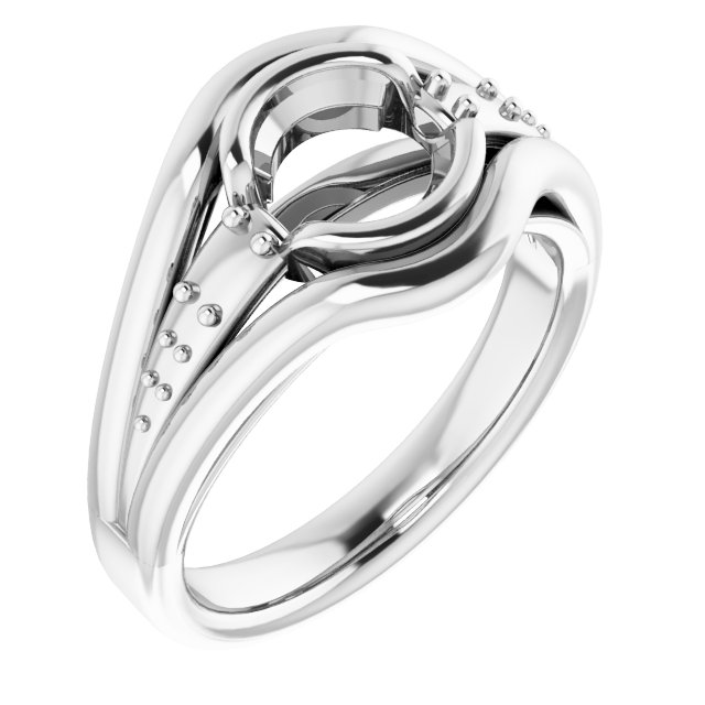 Bezel-Set Accented Ring