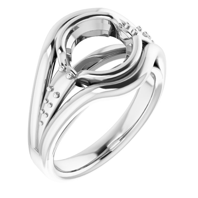 Bezel-Set Accented Ring