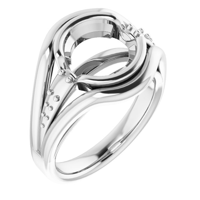 Bezel-Set Accented Ring