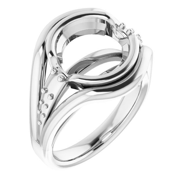 Bezel-Set Accented Ring