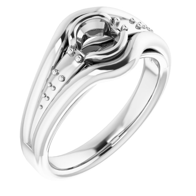 Bezel-Set Accented Ring