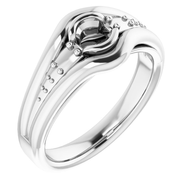 Bezel-Set Accented Ring