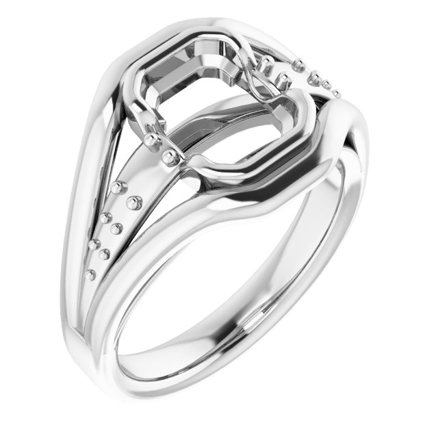 Bezel-Set Accented Ring