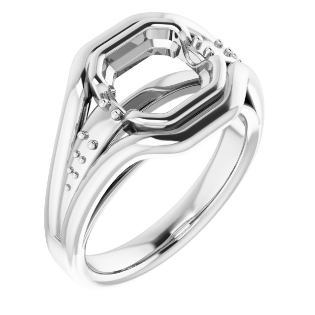 Bezel-Set Accented Ring
