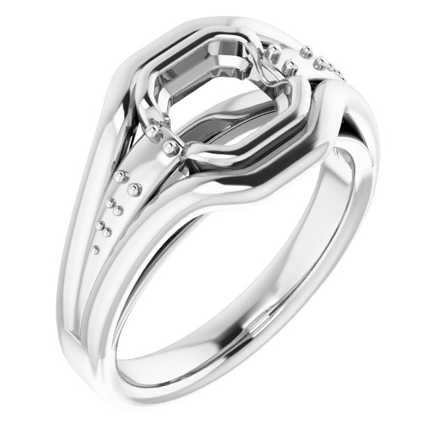 Bezel-Set Accented Ring