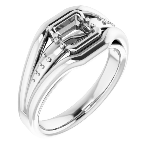 Bezel-Set Accented Ring