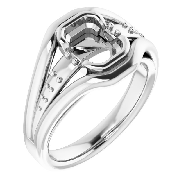 Bezel-Set Accented Ring
