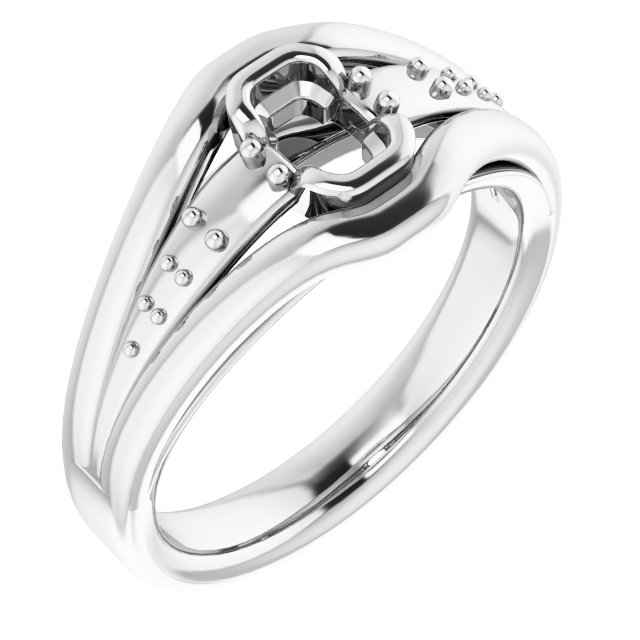 Bezel-Set Accented Ring