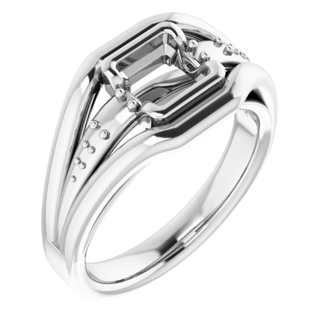 Bezel-Set Accented Ring