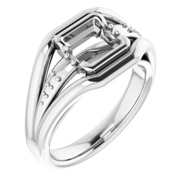 Bezel-Set Accented Ring
