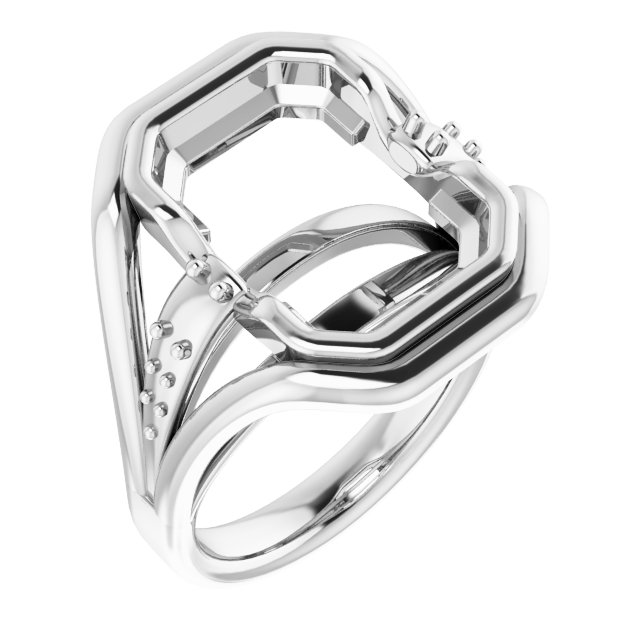 Bezel-Set Accented Ring