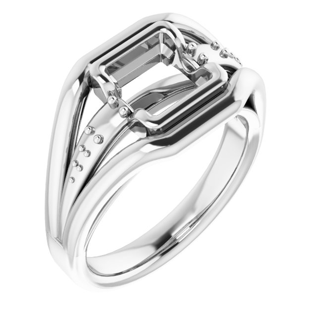 Bezel-Set Accented Ring